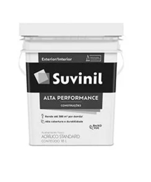 Tinta Suvinil Alta Performance - 18 litros - Flash Materiais para Construção