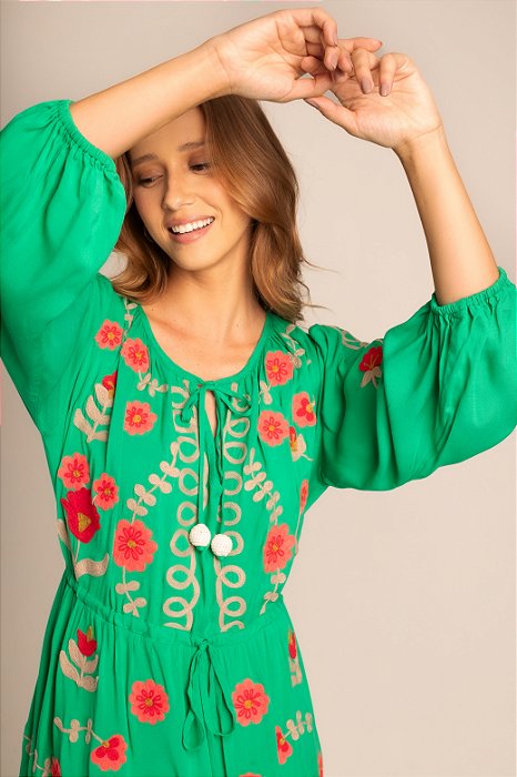 Vestido Amélie bordado
