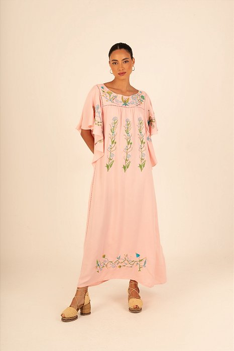 Vestido Maria bordado