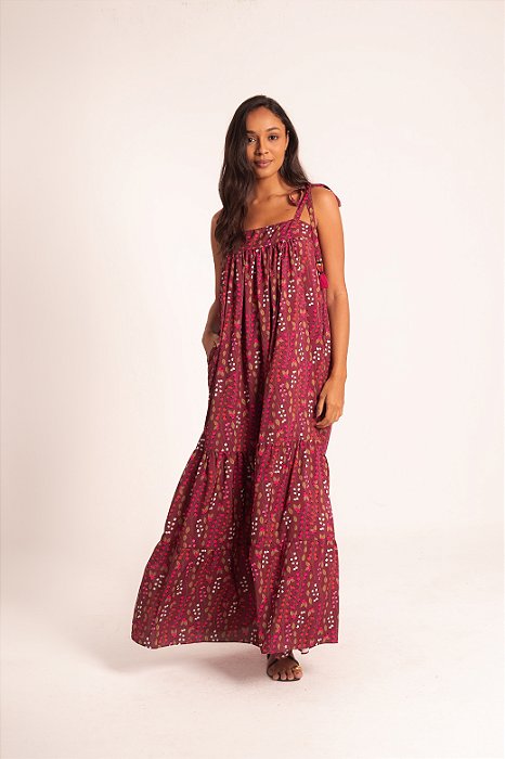 Vestido Antonella de alcinha Terracota
