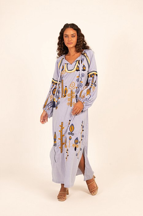 Vestido Marrakech bordado