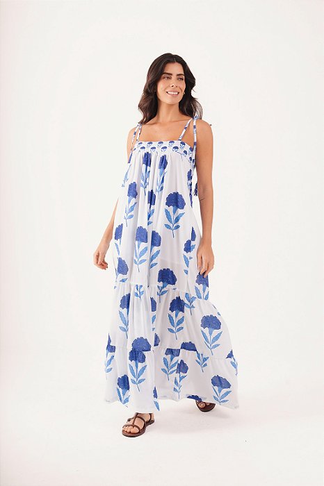 Vestido estampa Adore de alcinhas