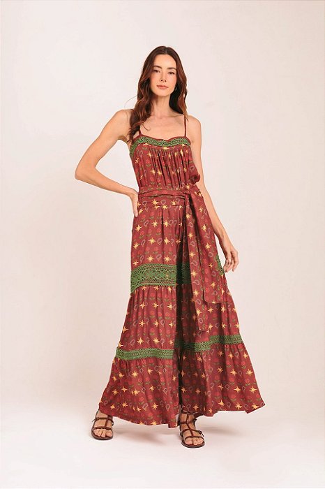 Vestido Guadalupe alcinha