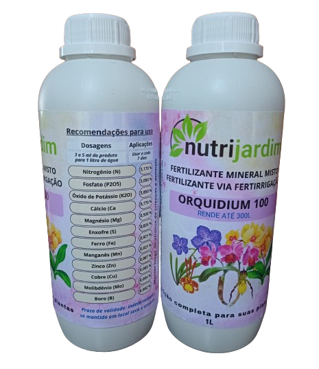 Fertilizante Líquido Concentrado Orquidium 100 - 1 litro