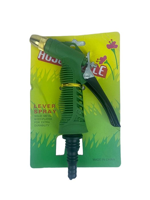Esguicho Para Mangueira de Jardim Com Bico Metal Regulador De Pressão (ESGUI300