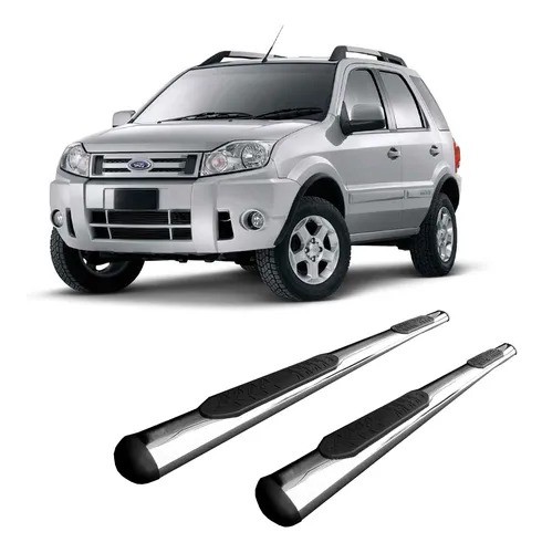 ESTRIBO OVAL CROMADO ECOSPORT 2003/12
