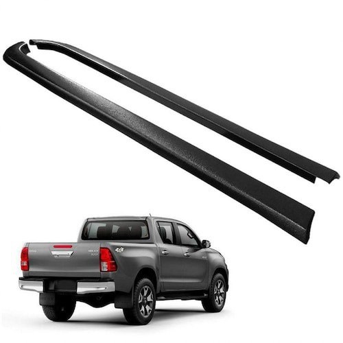 Protetor de Borda Toyota Hilux 2016 a 2022 Lateral Caçamba