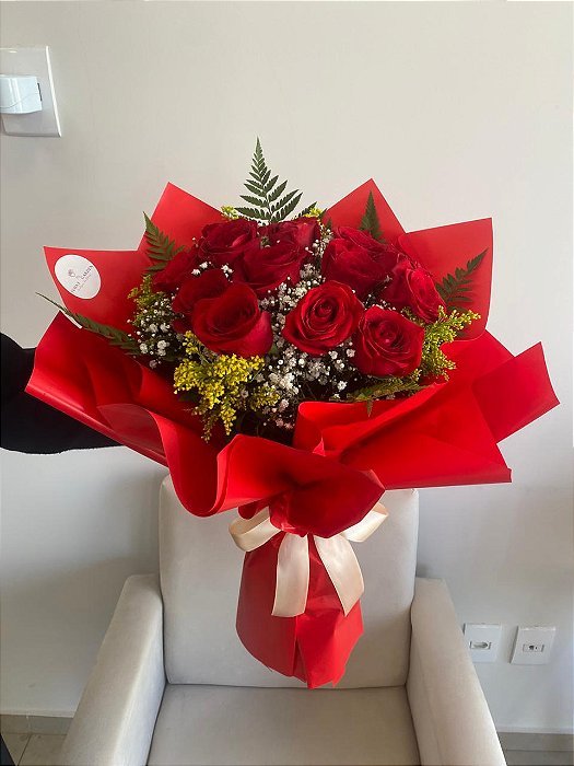 Buquê Classic 12 Rosas