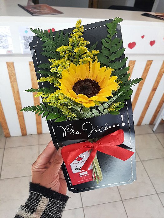 Flores no Cartão