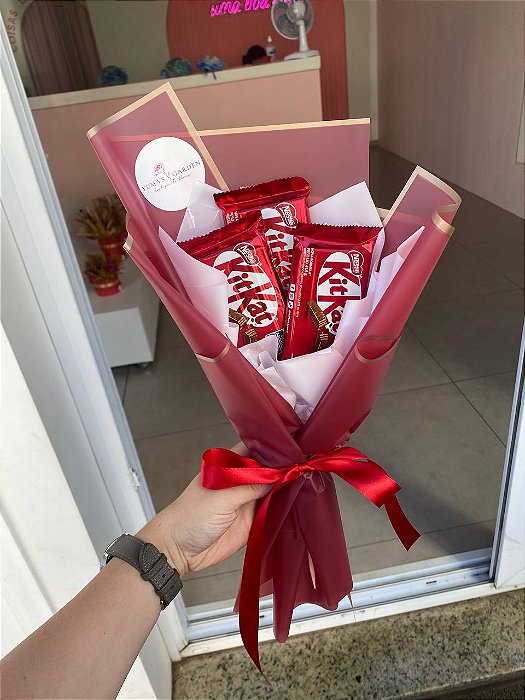 Buquê de Kit Kat/Bis