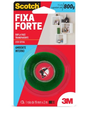 FITA FIXA FORTE 3M VHB 4910 24MM X 2M SILICONIZADA