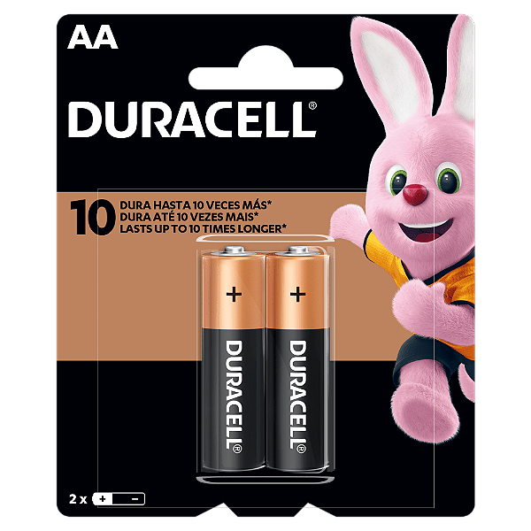 PILHA AA ALCALINA C/ 2 UNID. DURACELL