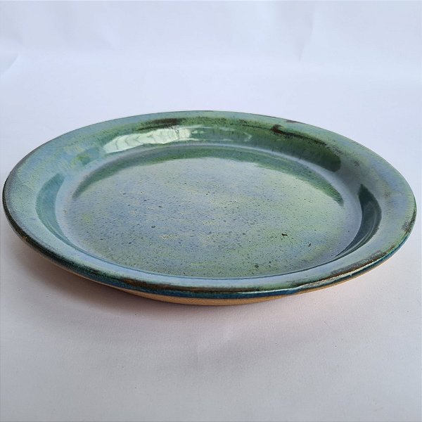 Prato aba Azul esverdeado 22cm