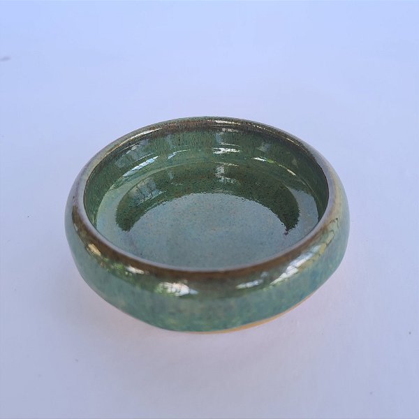 Mini Bowl Temperinho Verde 20ml com esmalte no exterior