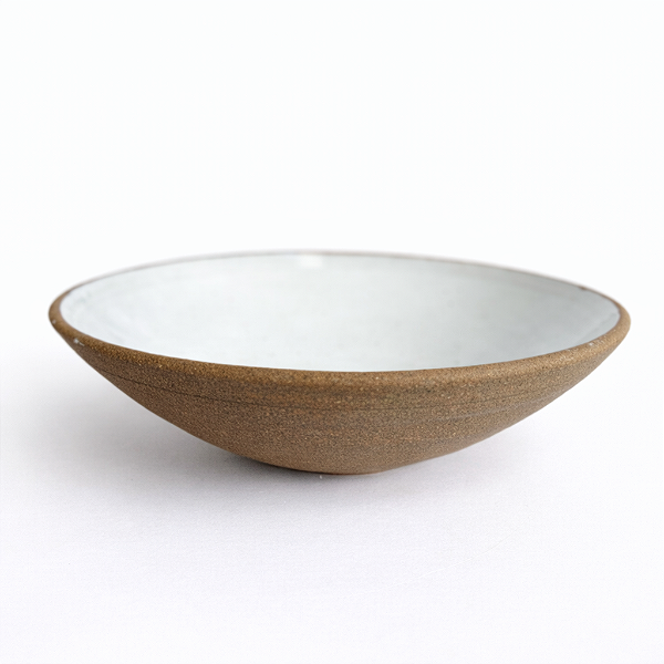 Prato meia lua branco para sopas, massas e saladas