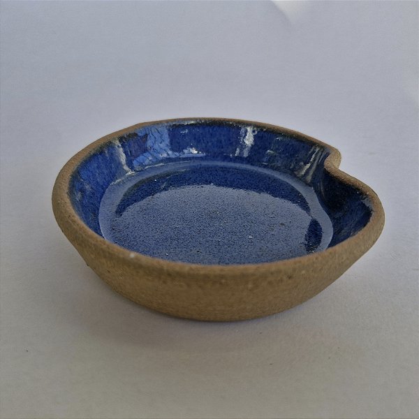 Mini bowl azul amassado 80ml para petiscos