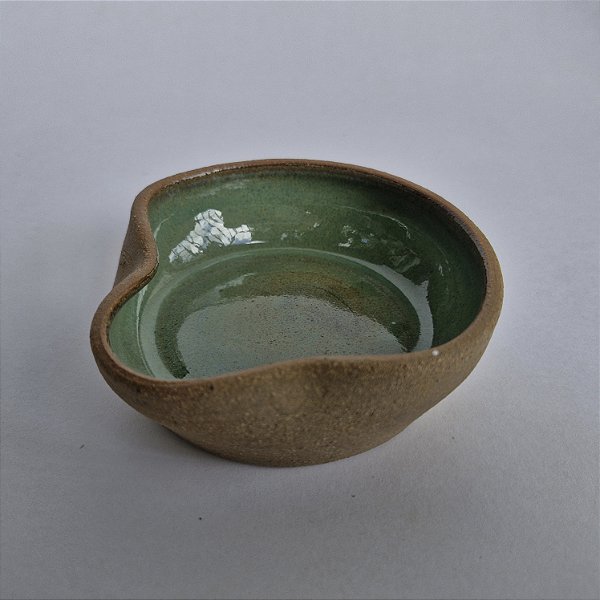 Bowl 100ml com detalhe amassado verde