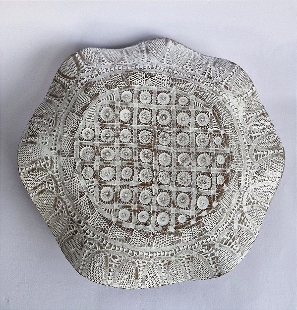 Boleira com detalhe em renda renascença