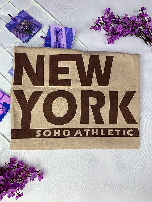 Camiseta blusão max new york