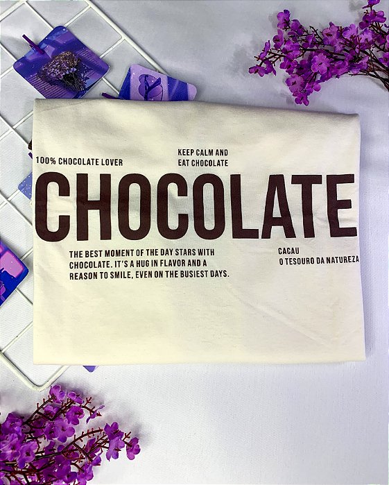 Camiseta blusão max chocolate