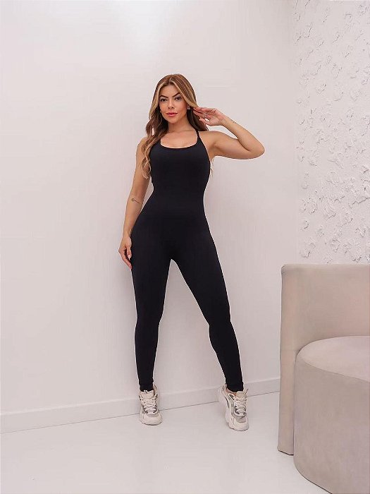 Macacão Fitness Feminino Ajustado Confortável