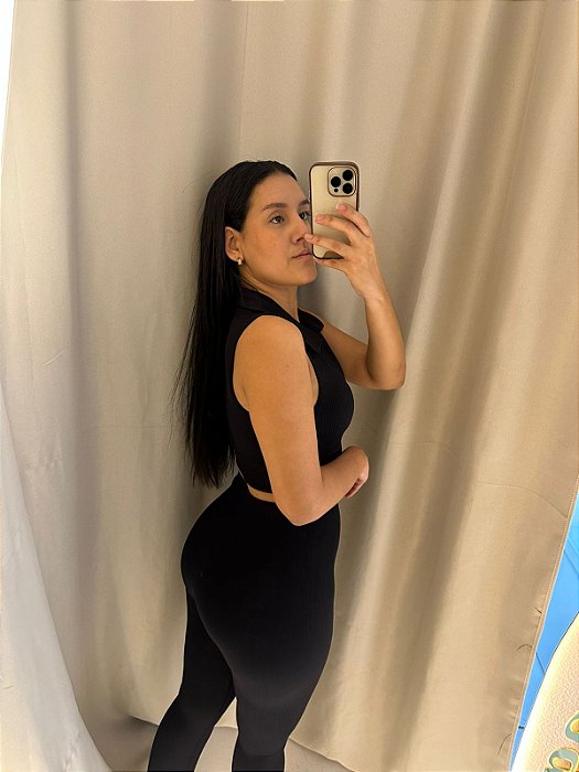 Conjunto Fitness NEXT Legging Canelado Power