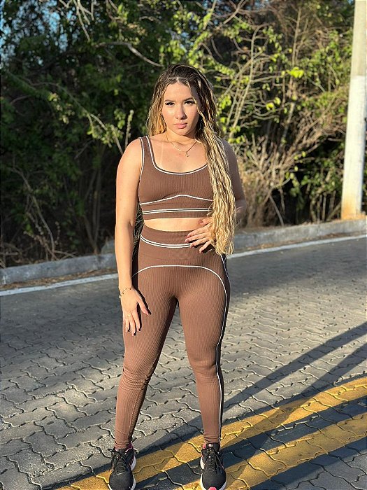 Conjunto SLIN Legging Canelado Power