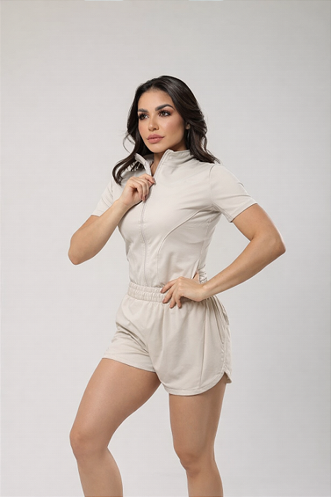 BLUSA ziper bem acinturada POLIAMIDA