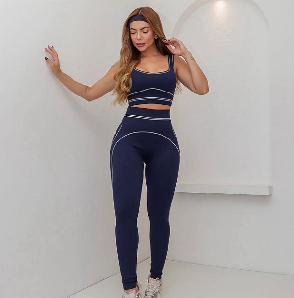 Conjunto SLIN Legging Canelado Power