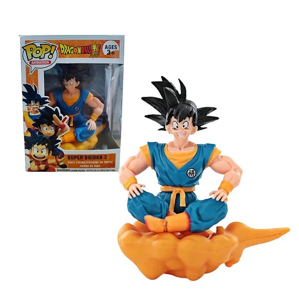 GOKU - SENTADO NA NUVEM VOADORA (AZUL)