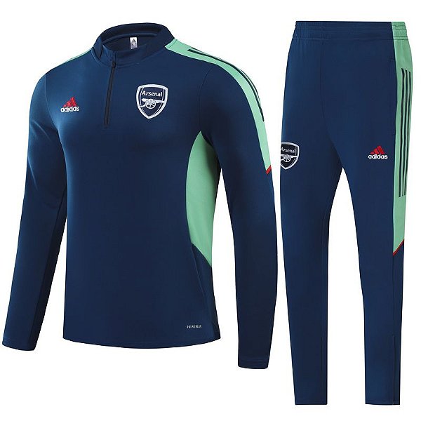 Kit de treino Arsenal azul e verde