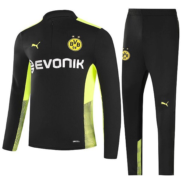 Kit de treino Borussia Dortmund preto
