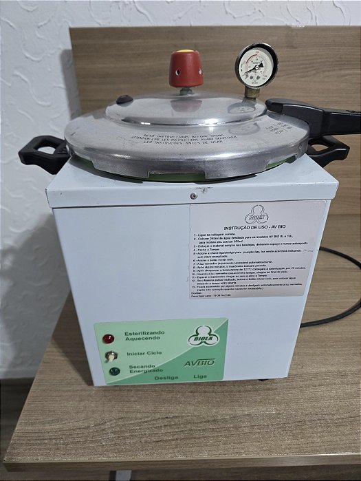 AUTOCLAVE 08 LITROS BIOEX 220 VOLTS