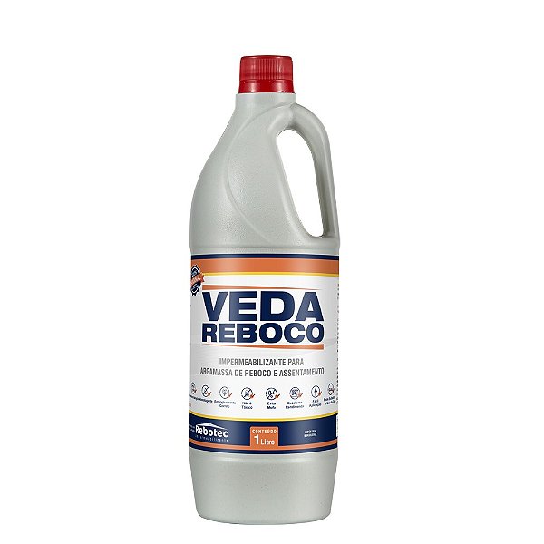 Veda Reboco Rebotec Impermeabilizante Liquido - 1 Litro