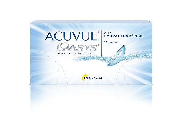 Lentes de Contato Johnson & Johnson Acuvue Oasys Hydraclear Plus - Para Hipermetropia