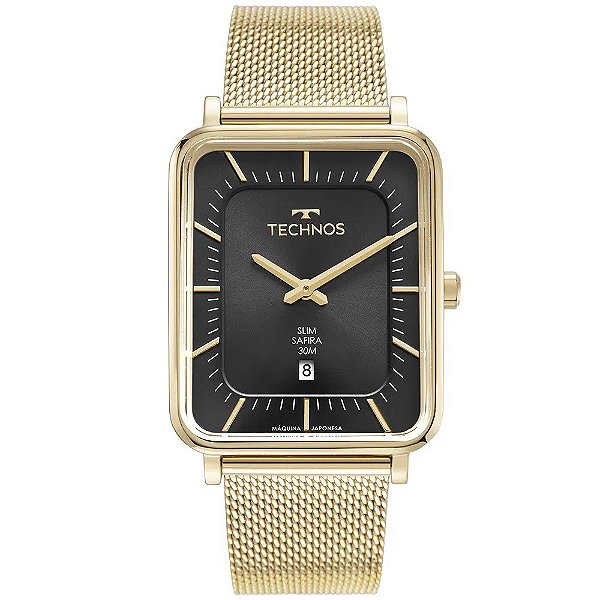 Technos Slim Dourado GM10YT/1P