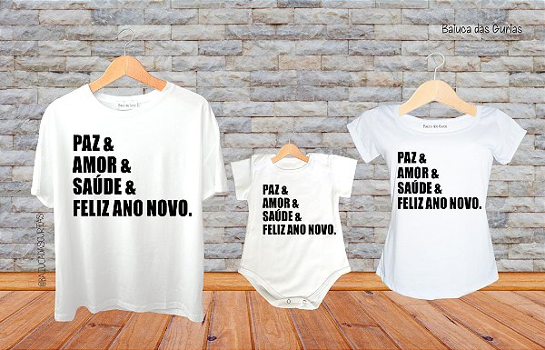 camisa ano novo familia