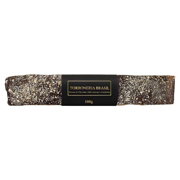 Torrone de Chocolate Meio Amargo e Amêndoas 100g