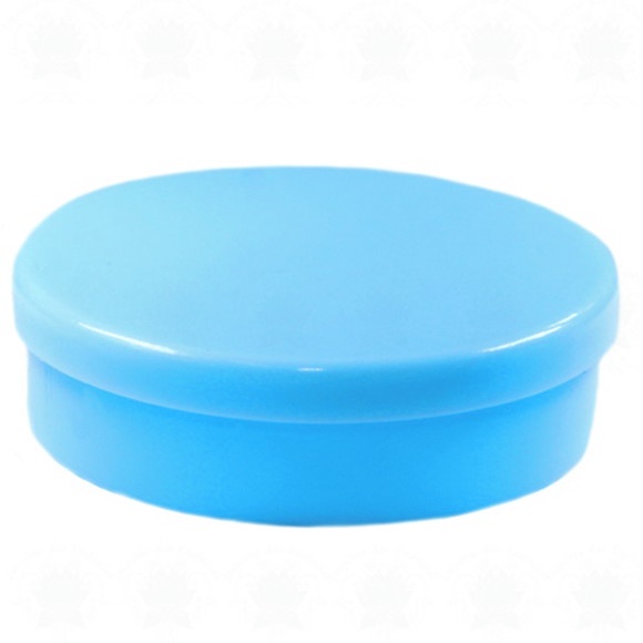 Kit 10 Latinhas Pote Mint To Be Plástica Azul Bebê Lembrancinha 5x1cm - RU124A