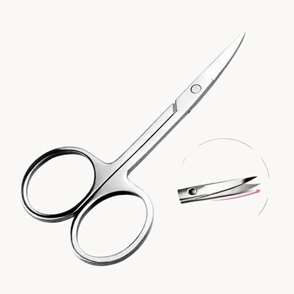 Tesoura De Ponta Reta Para Unhas Em Aço Inox 4*9cm - TSB-01