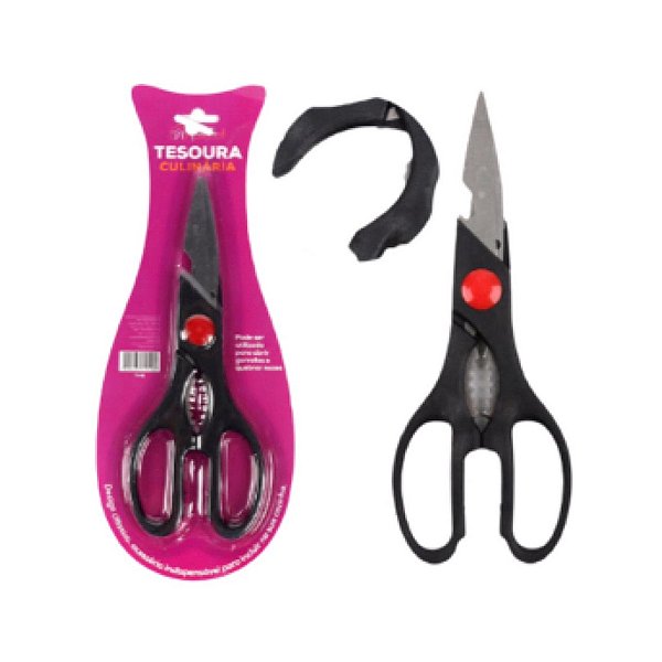Tesoura Culinária Multiuso Para Desossar Utilidades Para Cozinha - TS-22