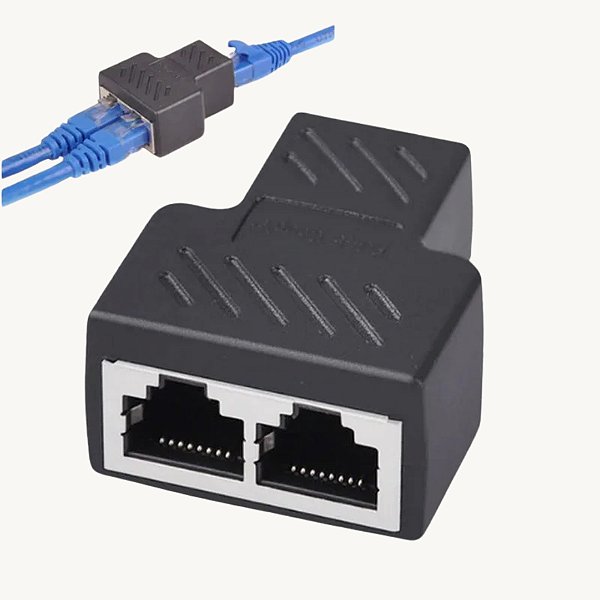 Conector De Cabo De Rede Rj45 1 Para 2 Xt-2130 Xtrad