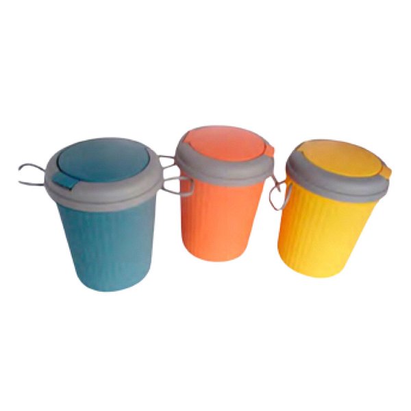 Lixeira para Escritório de Plástico 17x20x27cm - LIX-50