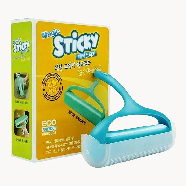 Removedor de Poeira e Pelo de Silicone Lavável Reutilizável - AG8159