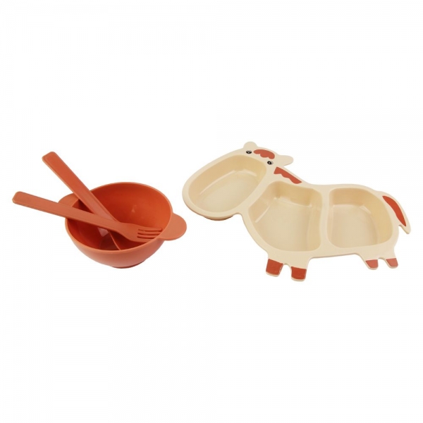 Kit Lanche Infantil Plástico 25x16cm - CK5211