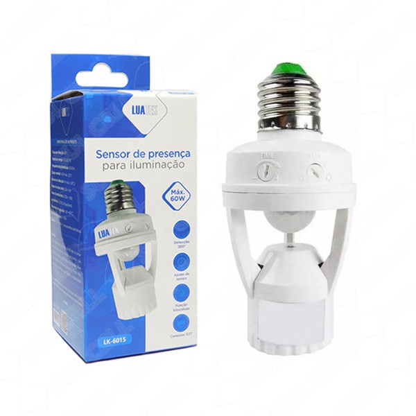 Sensor de Presença para Iluminação -  LK-6015 LuaTek