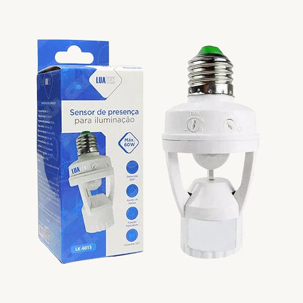 Sensor de Presença Para Iluminação -  LK-6015 LuaTek