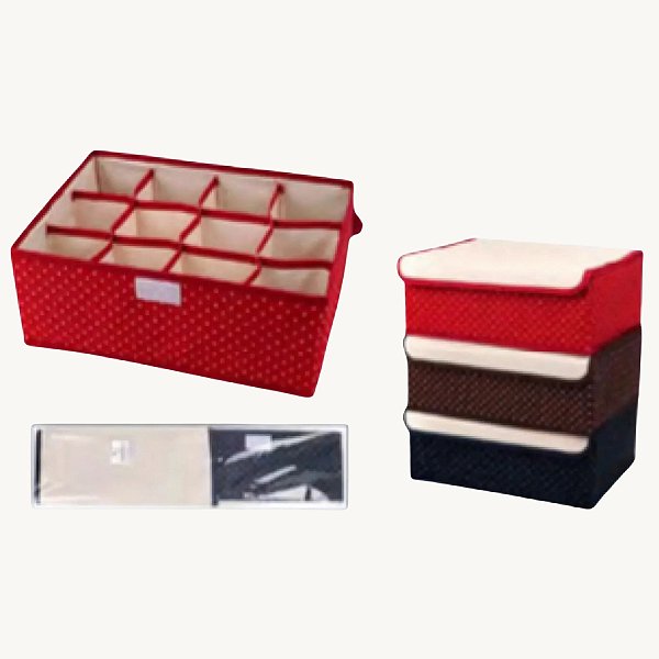 Organizador para Armário Super Prático em Poliéster 12x25x32cm - ORG-28