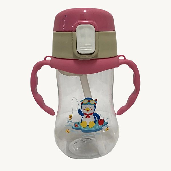 Garrafa Infantil de Plástico Diversas Cores - COP68