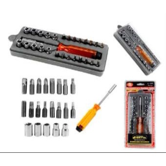Kit Chave Intercambiável Multifuncional de Metal 28 Peças  FERR-243